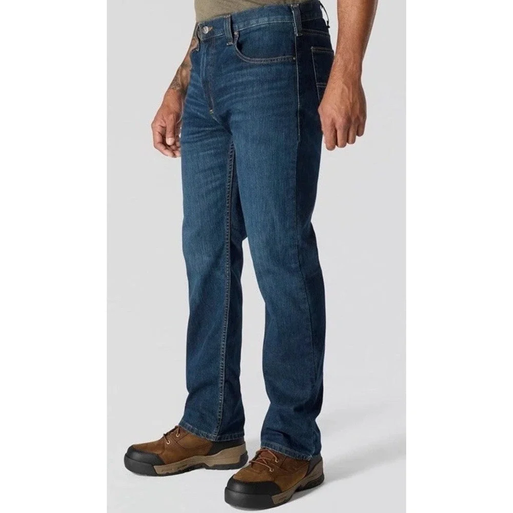 Carhartt Blue Jeans Rugged Flex Relaxed Fit Medium Wash‎ Stretch Men's 32x28